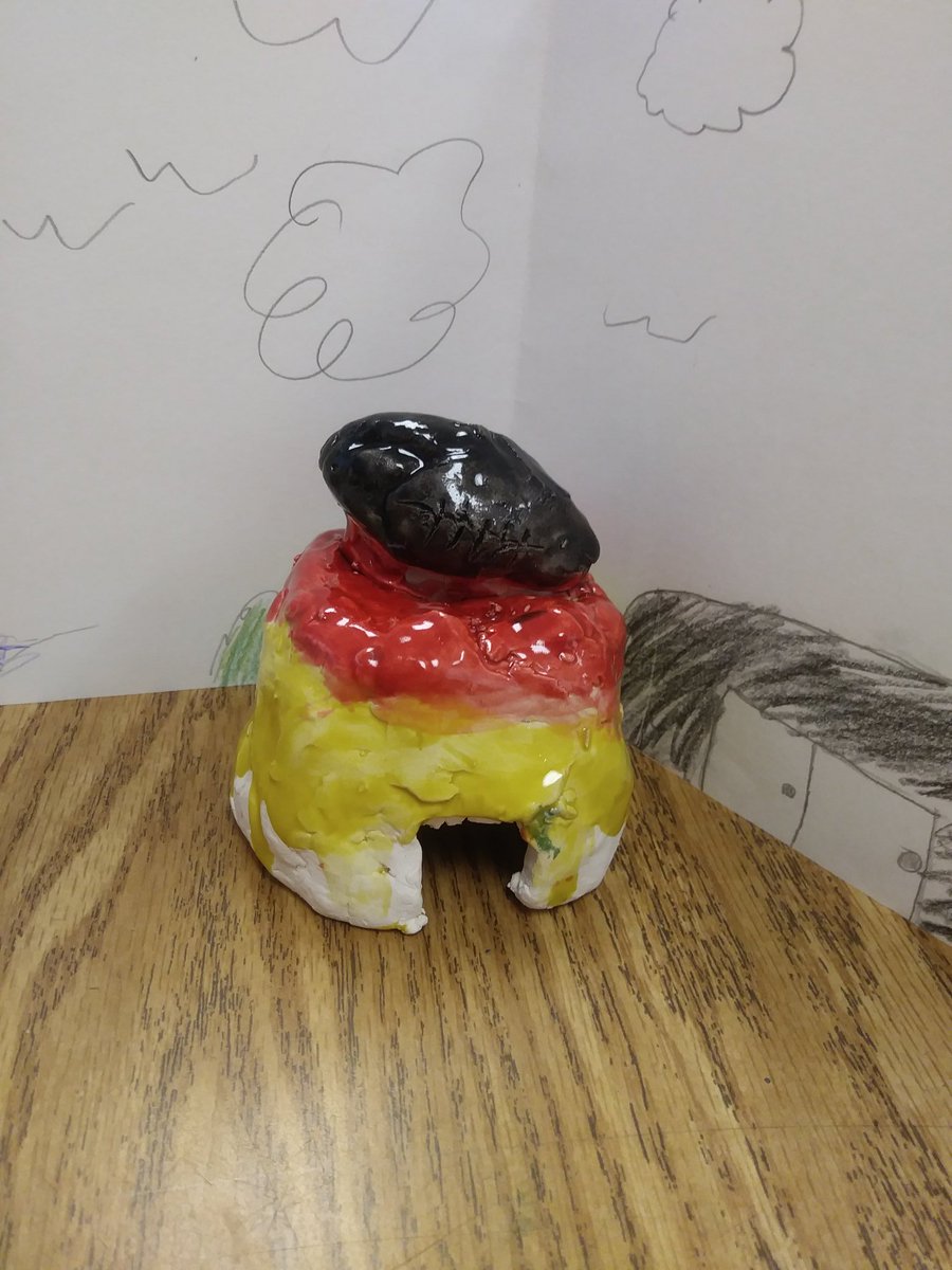 CCESSpecials's tweet photo. Third grade is wrapping up with their architecture models! Students also made backgrounds. Today during their gallery walk, they wrote a narrative about someone else's work @ChevyChaseES3 @ChevyChaseES #architecture #storytelling #ceramics https://t.co/HFB6rtl24n