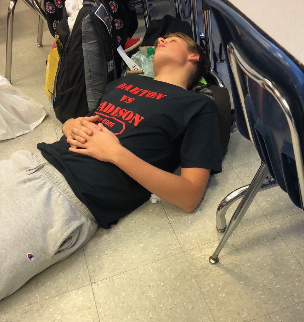 PaigeForPrez20's tweet photo. Ryan Murphy not only sleeps during class, but he’ll sleep on everything you care for as a voter. @murph4prez https://t.co/etytSrwOPd