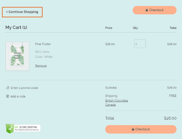 WixHelp's tweet photo. 🚨New Feature Alert🚨 Happy Friday! Start your weekend early! You can now choose where your store's "Continue Shopping" link will lead to on your site. Check it out here>> https://t.co/jFStkQL7Fx #wixstore https://t.co/wacaNV460J