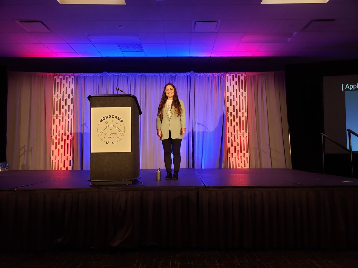 nilefloresmedia's tweet photo. @tessc_a talked about do_action days and how it creating websites for charities &amp; non-profits helped connect the community with their services. #WCUS https://t.co/Jg0kPoCbro