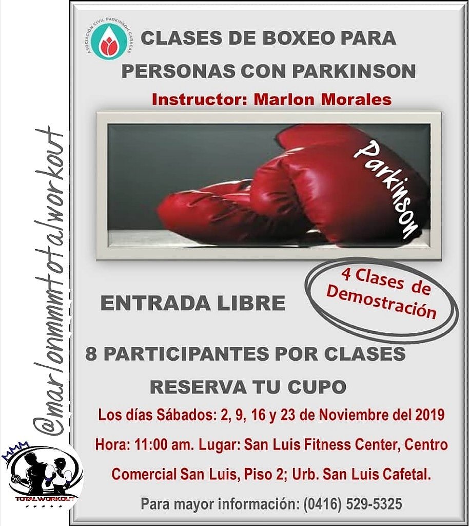 Mañana comienza nuestra clases de boxeo aún tenemos cupo para el 16 y 23 de noviembre... Te esperamos... Reserva tu cupo... El límite de tu vida lo colocas tu!!!