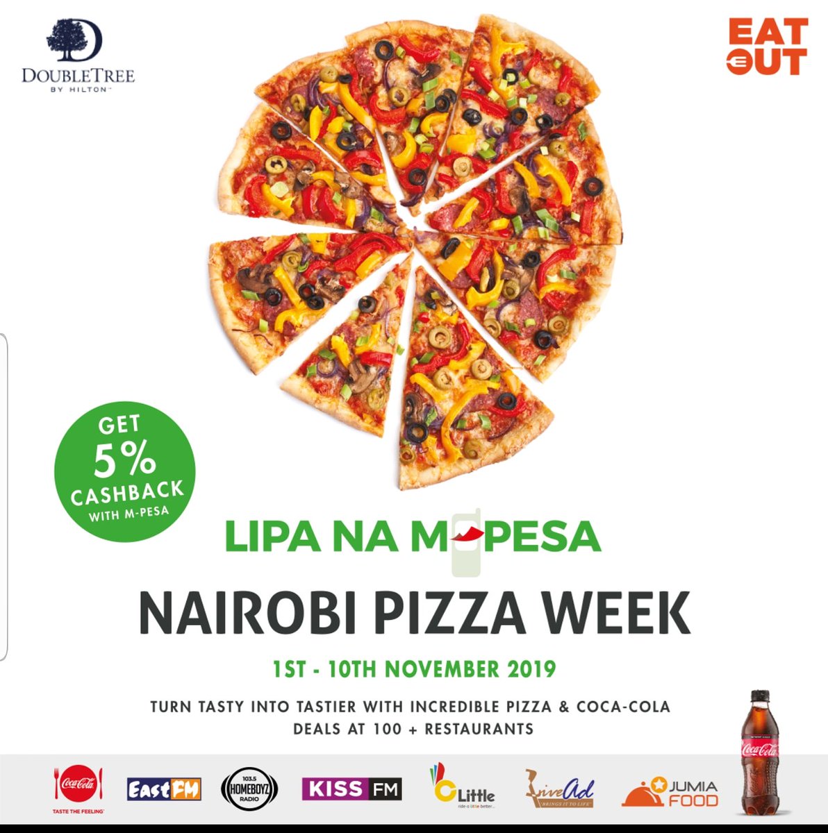doubletreenrb_'s tweet photo. Turn Tasty into Tastier with incredible Pizza and Coca-Cola Deals #nairobipizzaweek https://t.co/C2d8f8JvAS