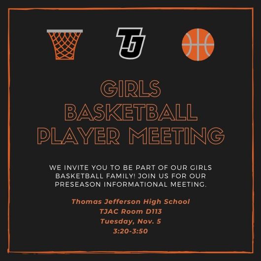 We will hold our preseason player meeting on Tuesday, Nov. 5 at 3:20. You can find the information below. I look forward to seeing everyone on Tuesday! Practice starts on November 11! cc: <a href="/alschubert_7/">Allison Schubert</a> <a href="/AllisaSchubert/">allisa schubert</a> <a href="/Hannahbelt4/">Hannah belt</a>