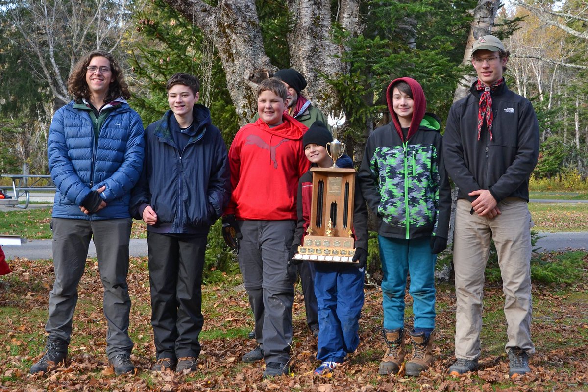 ScoutingSt's tweet photo. Really, everyone wins at New Brunswick Council's Scout Adventure Star Trek, but patrols and companies are assessed on their team work, abilities, knowledge and enthusiasm. #scoutsdothings  #scoutscanada https://t.co/RlE3HoSgMK
