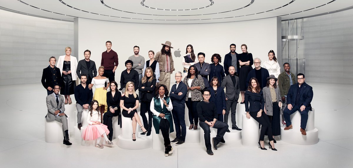 tim_cook's tweet photo. Thank you to the visionary teams behind and in front of the camera that have brought the stories of Apple TV+ to life. We’re so excited to share the first of them with you today! https://t.co/ngxVFpNSrB