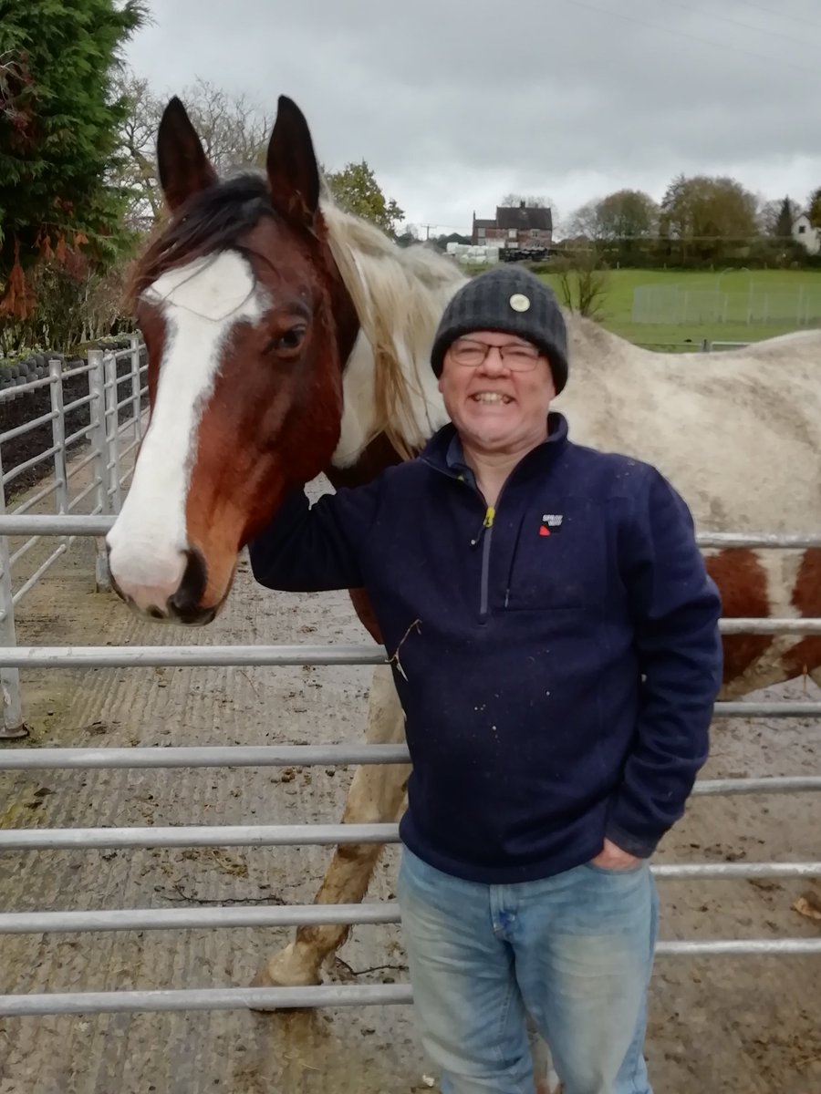 Gordancer always welcomes visitors at Great Eaves Farm!