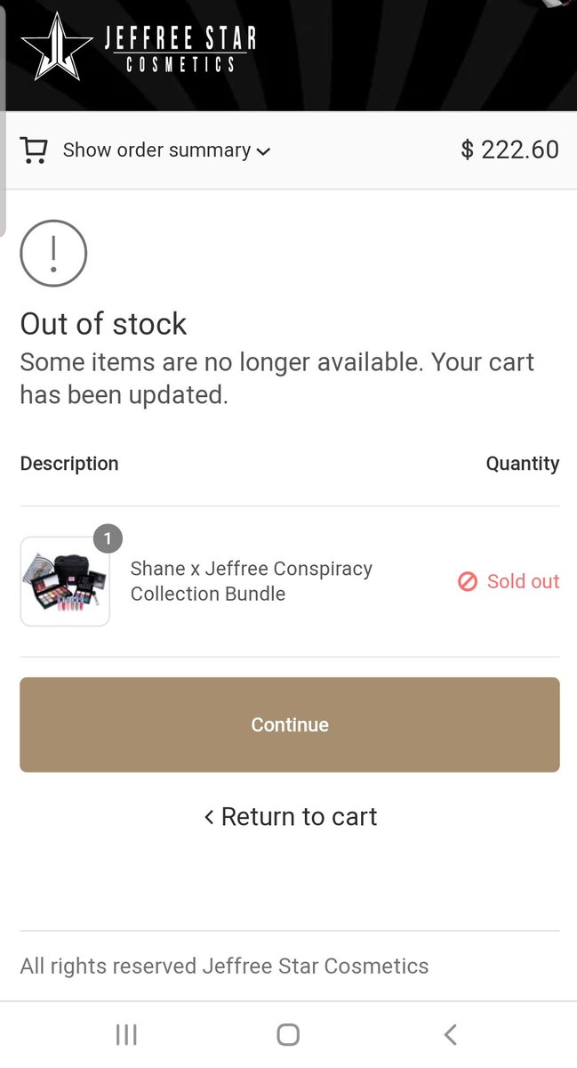 selly710's tweet photo. I got this page and was reloaded to the next shortly after. My card wasnt charged and I've given up hope😪 #ShaneDawsonXJeffreeStar 
#ShanexJeffree https://t.co/fmFNwnjuTh