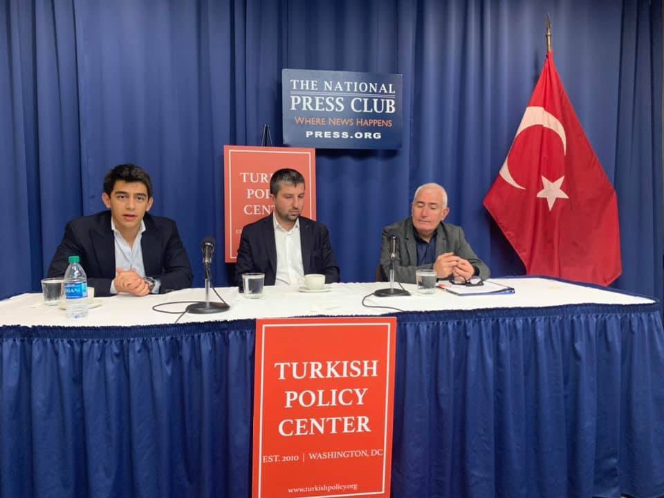Turkish_Policy's tweet photo. Değerli gazeteci @sedattbozkurtt ve CHP ABD Temsilcisi @YurterOzcan’ı ağırladığımız “2020’de Türkiye” panelimize katılan herkese ve konuşmacılarımıza sonsuz teşekkürler. Oldukça verimli bir sohbet oldu. https://t.co/D3akMEniFS