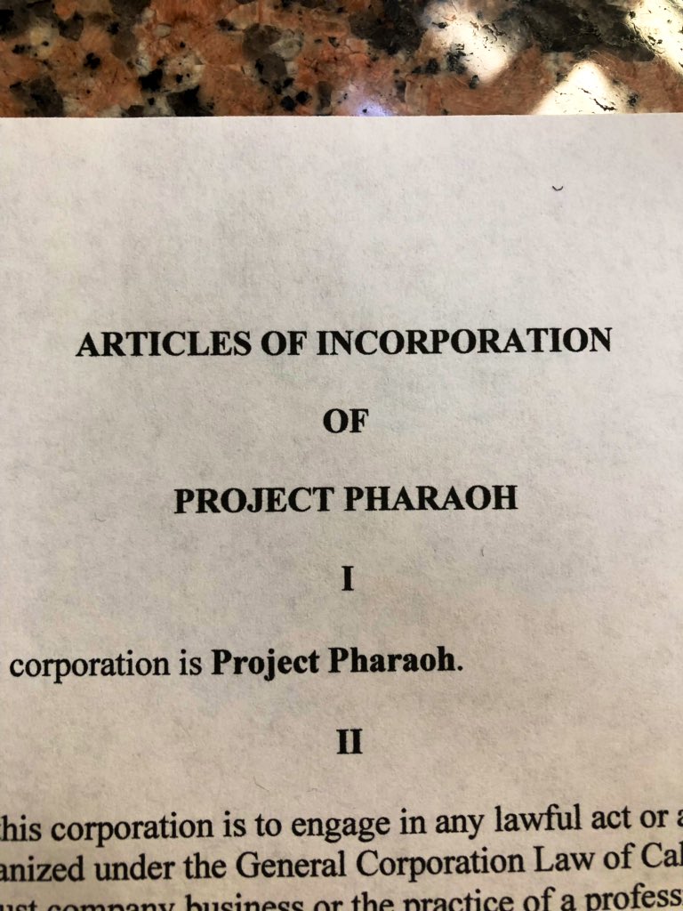 PharaohNovel's tweet photo. Filed my Articles of Incorporation!! #PharaohNovel #ipstartup #writerslife #ProjectPharaoh https://t.co/IumZyYTwKk