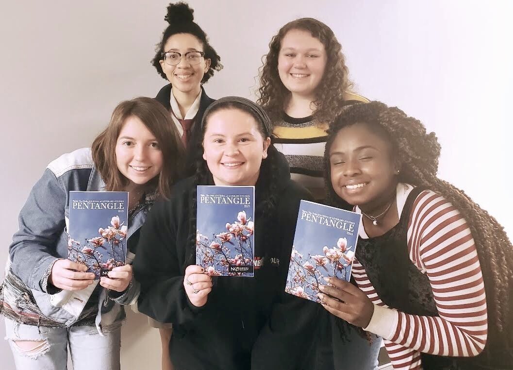 Announcement 🗣 from The Pentangle (2/2)

•Submissions or related questions should be sent to ​pentangle@nku.edu​ 
•More information about the journal can be found at 
inside.nku.edu/artsci/departm…​ 

The Pentangle is sponsored by Sigma Tau Delta 

#ThePentangle #NKU #LiteraryJournal