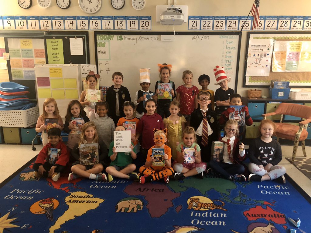 mstoneCWES's tweet photo. Book character day was a success! #CWESisthebest https://t.co/nWwIipEW2l
