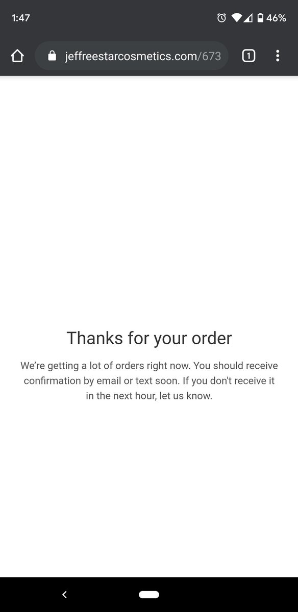 cg_panda1's tweet photo. Finally!!! And hour and a half into the launch I was finally able to place my order!!! @shanedawson @JeffreeStar #ShanexJeffree #ConspiracyPalette https://t.co/C63U1yEzV4