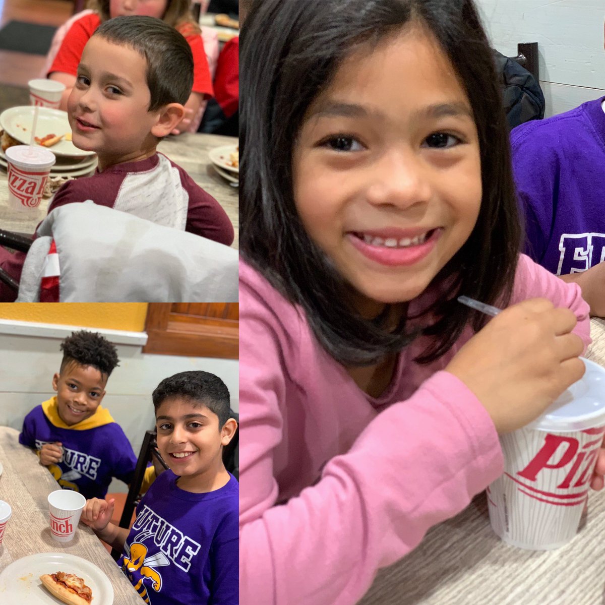 ChouteauSchool's tweet photo. Our First Quarter All Stars were so excited for some delicious PIZZA & CHICKEN & ICE CREAM today @PizzaRanch! They totally ate ALL the pizza and ALL the things. #CTAllStars #respectfulresponsibleandsafe #learningwithdragons @NKCSchools https://t.co/vHu8Y8QkjJ