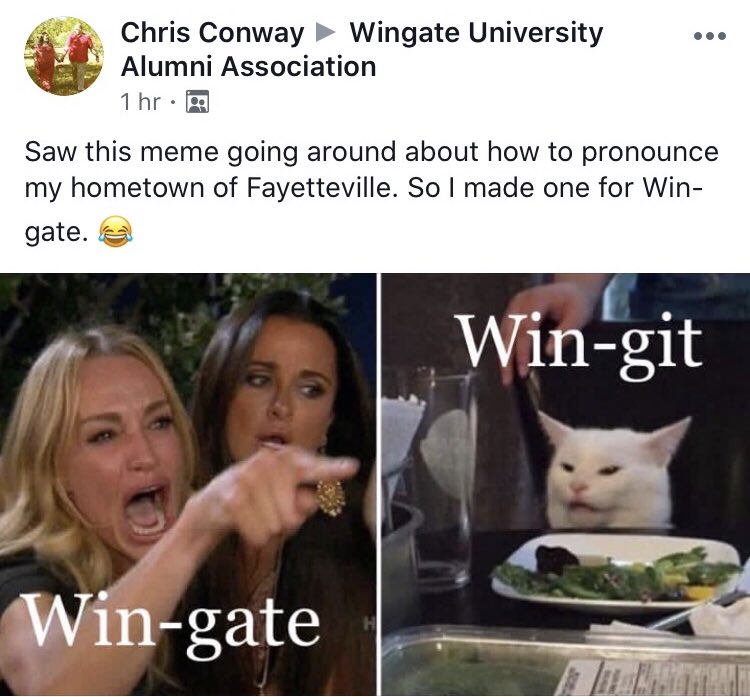WingateUniv's tweet image. Let’s be civil about it. 😂😂😂
.
.
#OneDog