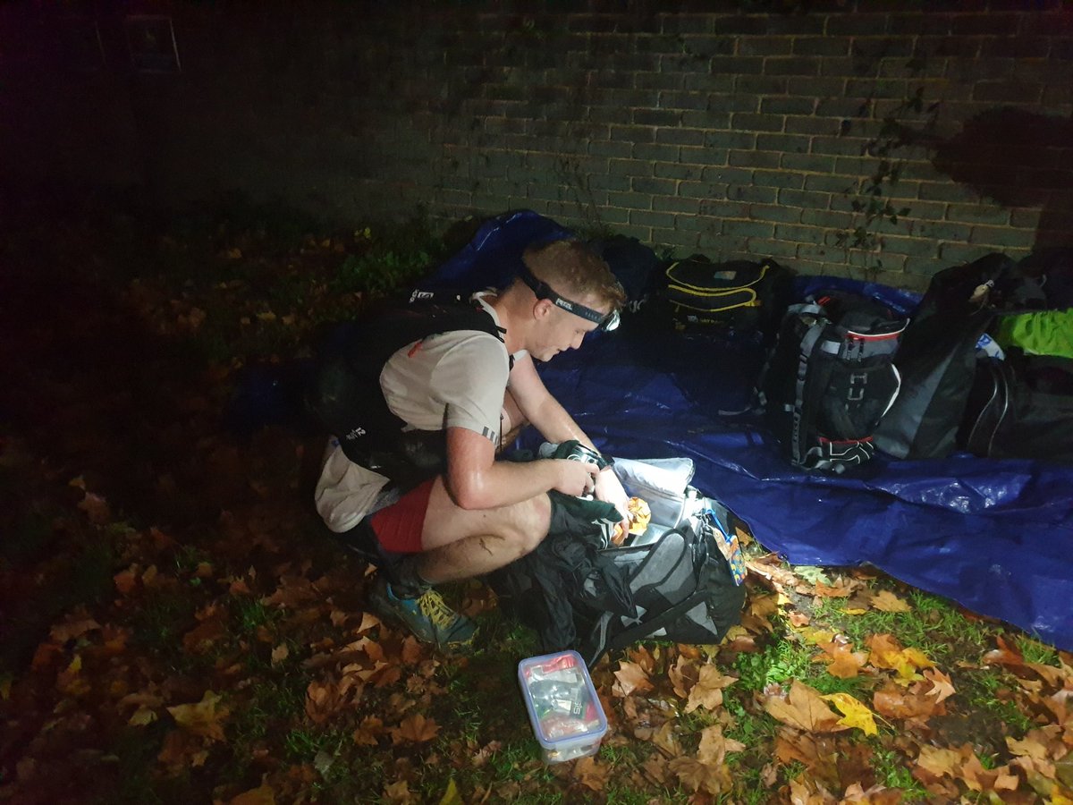 centurionrunner's tweet photo. It's what Friday nights are all about. Squelching around in some leaves in the dark trying to find your malt loaf. #pieceofstring https://t.co/RLd6Lup7OZ
