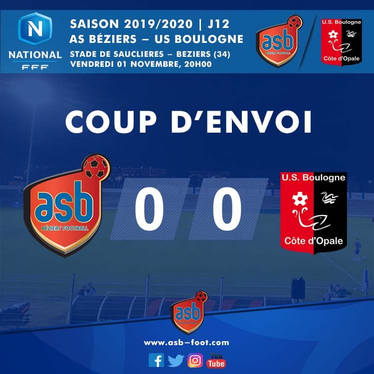 ASBeziersFoot's tweet photo. C'est parti au stade de Sauclières en l'AS Béziers et l'US Boulogne
⚽ #ASBUSBCO 🔵🔴 #TeamASB https://t.co/sdxBlTHcYY