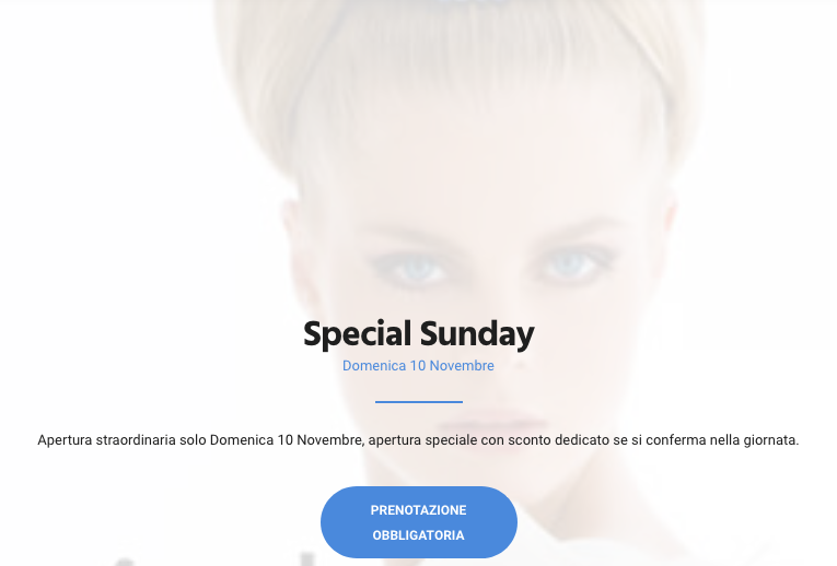 DanielaSposa's tweet photo. Special Sunday - 10 novembre, 09:30 - 19:30

Apertura straordinaria di domenica!!
Prenota il tuo appuntamento e trova l’abito perfetto per te. Uno speciale sconto dedicato se acquisti al primo appuntamento!
https://t.co/x84sUJ7sWg 
#sconti #domenica #10novembre #sposa #wedding https://t.co/2CmWK0HVXi