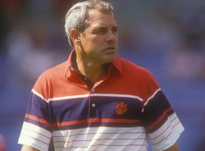 In the spring of 1991, Ken Hatfield was starting his second season filling the huge shoes left by Danny Ford. Clemson equipment manager Doug Gordon, under pressure from the team's seniors to "get us something different," purchased a set of purple jerseys.