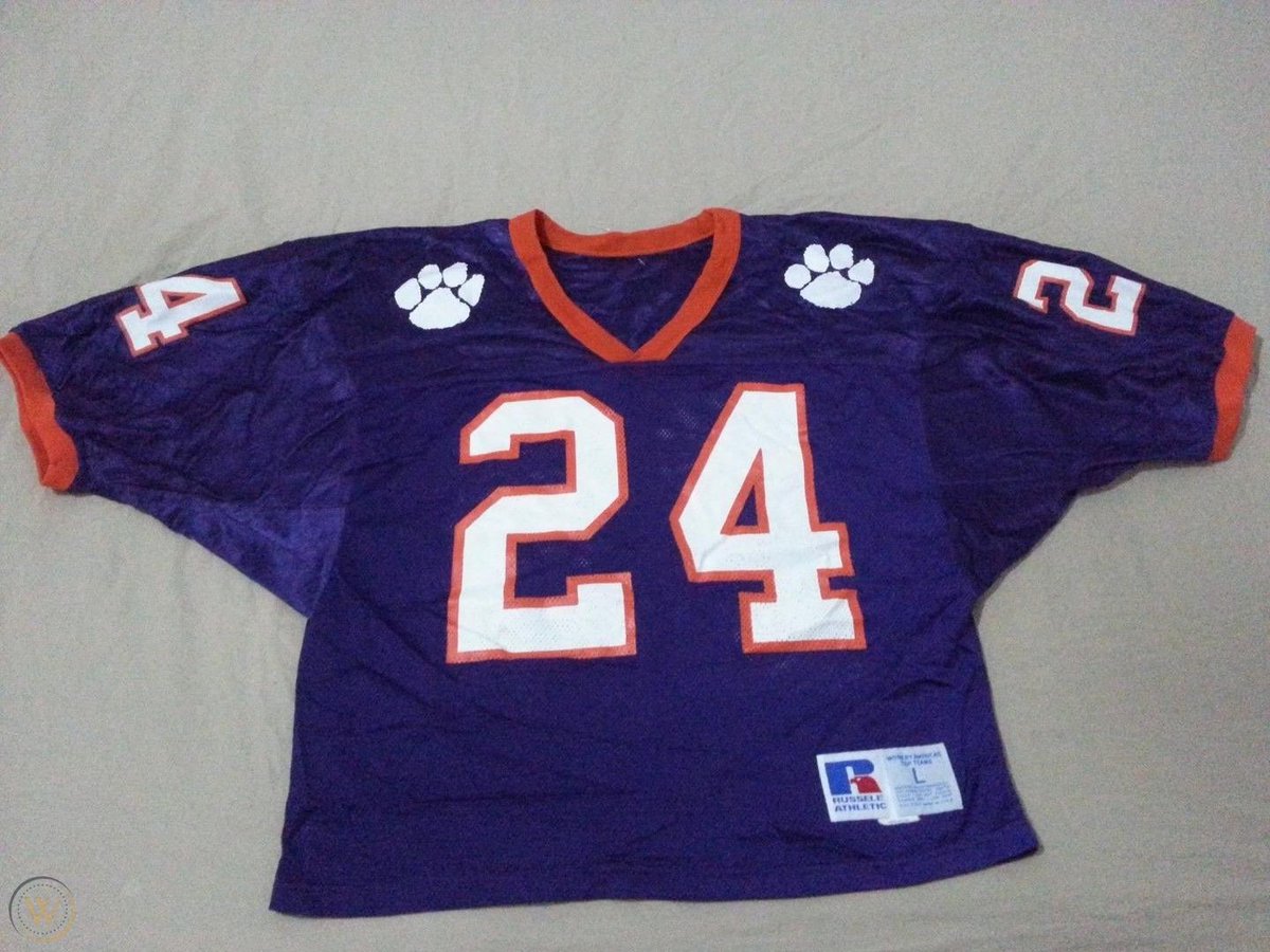 In the spring of 1991, Ken Hatfield was starting his second season filling the huge shoes left by Danny Ford. Clemson equipment manager Doug Gordon, under pressure from the team's seniors to "get us something different," purchased a set of purple jerseys.