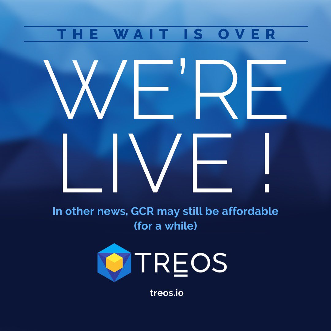 The #TREOS Token Conversion Event (TCE) has STARTED! 🚀

treos.io/?target=regist…

Jump on. 
Sign up. 
Complete the KYC ID Process. 
Retrieve your unique referral link and start earning! 
Convert your $GCR to $TRO 1:1 

#StableToken #Gold #Cryptocurrency