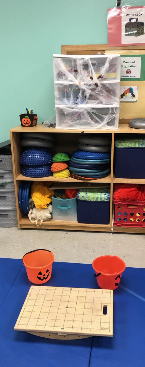 EmCo3726's tweet photo. Students loved the learning, motor, and sensory opportunities during Halloween week in OT! Their creativity and imaginations continue to amaze me! #SchoolOT #Onebravesfamily https://t.co/s53wlW7rdv