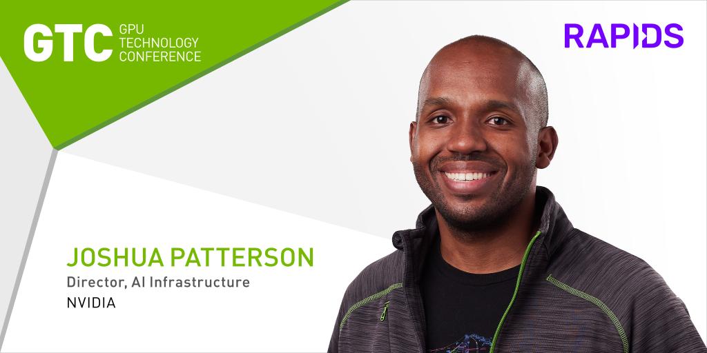 NVIDIAAI's tweet photo. Hear about the latest engineering work and new release features from @datametrician, Director of AI Infrastructure, as he explains how @rapidsai and the #opensource ecosystem are advancing #datascience on 11/5 at #GTC19 DC. Learn more: https://t.co/Bd7bu1yaNl https://t.co/DcCf2bQUOL