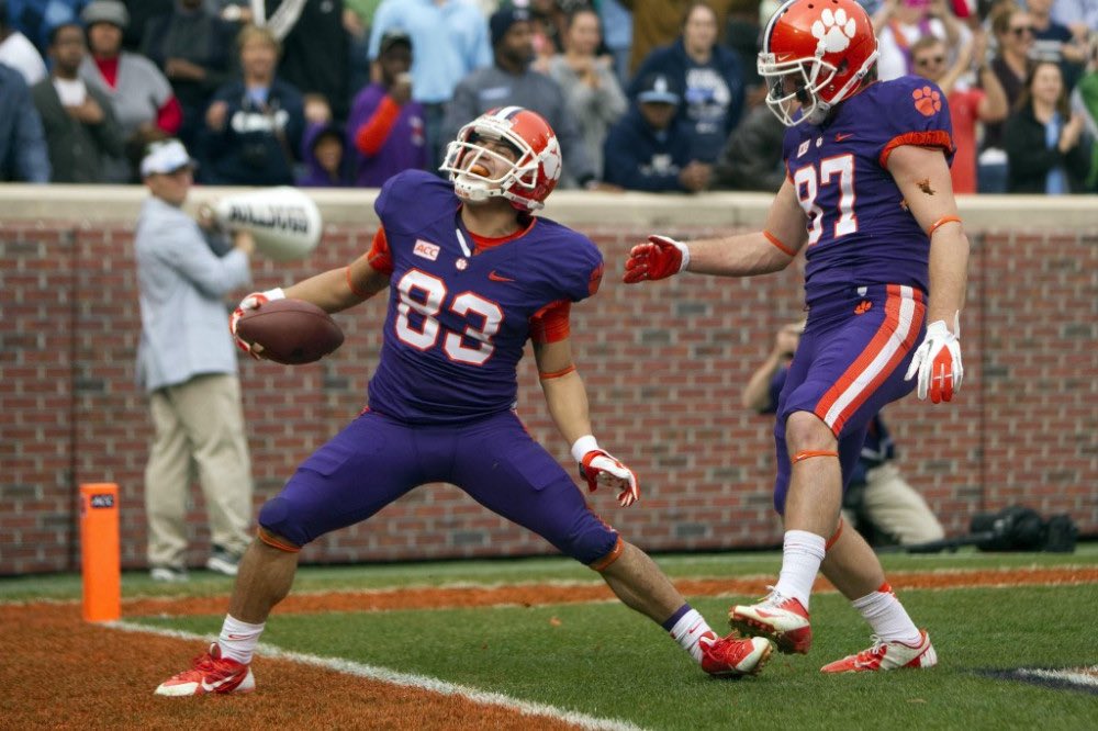 Some of Dabo's most memorable wins in purple include winning the Atlantic in CJ Spiller’s final home game, Spiller’s final game as a Tiger/Dabo’s first bowl win, an homage to the Gaines Adams game at Wake, and the Citadel in 2013, when war hero Daniel Rodriguez scored a TD.