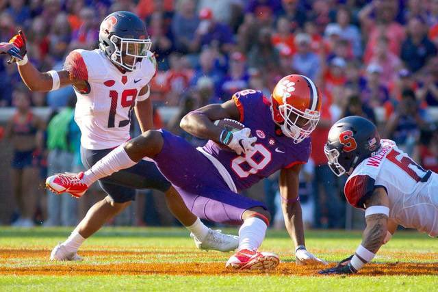 In 2013, Clemson held their first official “Purple Out” against the Citadel and have continued the Purple Out and accompanying all-purple uniforms every year on Military Appreciation Day since. The Tigers are 6-0 in official Purple Outs, outscoring opponents 263-28.