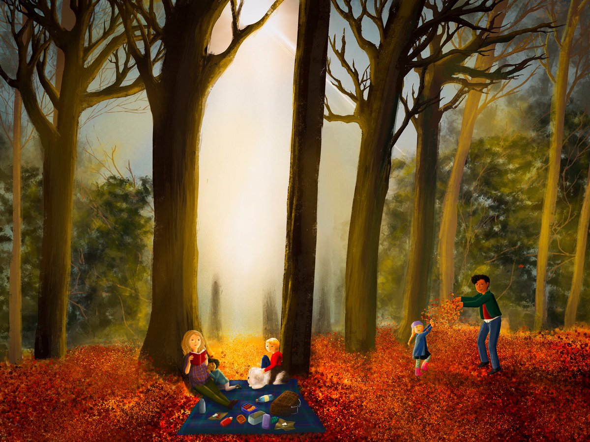 Happy November! #Illustrator #kidlitart