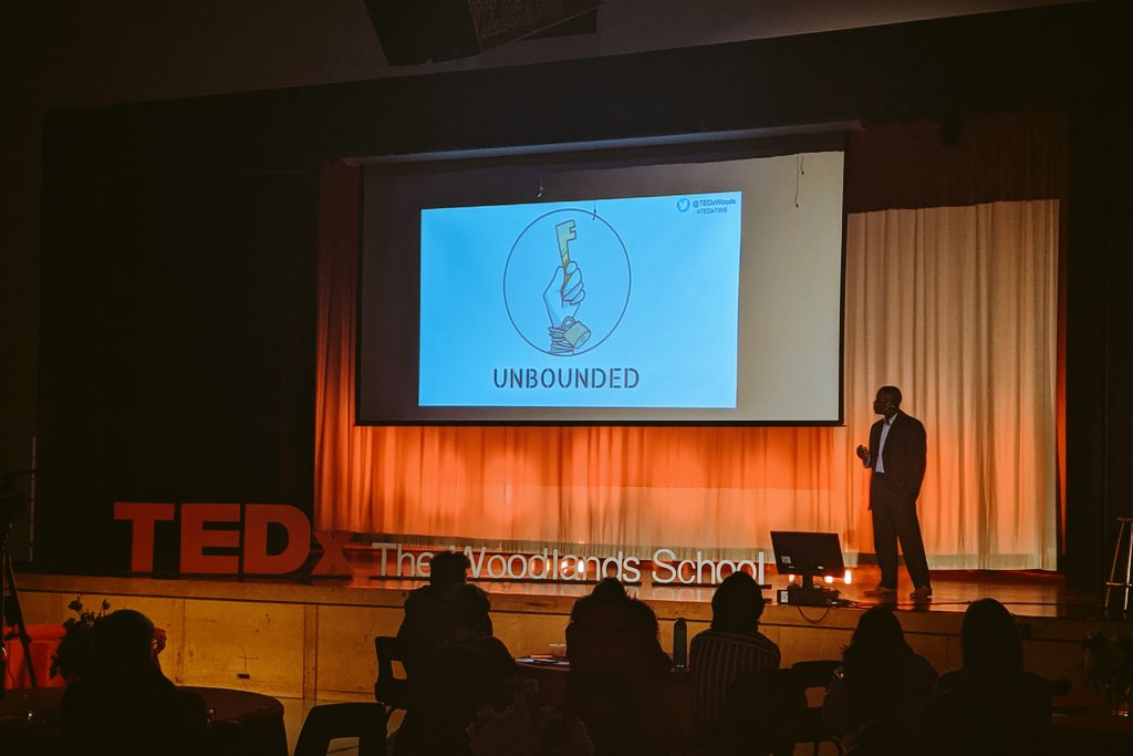 Our last speaker of the night is Andrew E. Guy, giving a passionate <a href="/TEDx/">TEDx</a> talks about breaking through our glass prisons. We hold the key to be #UNBOUNDED, we can achieve our goals and dreams!! #TEDxTWS