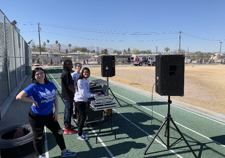 <a href="/ClarkCountySch/">CCSD</a> <a href="/CCSDMagnet/">CCSD Magnet Schools</a> <a href="/CTEinCCSD/">CCSD #CareerTechEd</a> <a href="/dp_kjag/">DP Kjag Radio</a> Radio Production students getting ready to DJ at the <a href="/vtctasentinels/">Veterans Tribute CTA</a> Color Run 2019! We ❤️ working cross-curricularly with our fellow magnet schools! #1forkids #radio