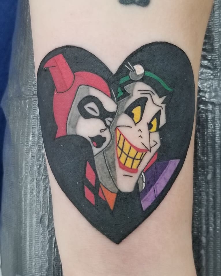 Tattoo Fiesta Twitterren Joker and harley quinn tattoo by Wicho   dctattoo joker harleyquinn jokertattoo harleyquinntattoo atl  atlantatattooartist atlanta tattoo tattooartist colortattoo duluth  georgia duluthtattoo tattoofiesta ink 