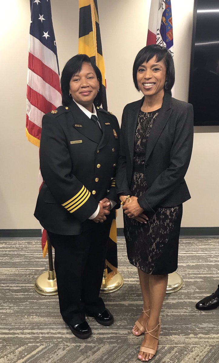History was made today as Tiffany Green officially became our Acting Fire Chief. Chief Green is the first woman to serve as our County’s Fire Chief. Please join me in congratulating her as she takes on this new role to protect and serve our residents! #PrinceGeorgesProud