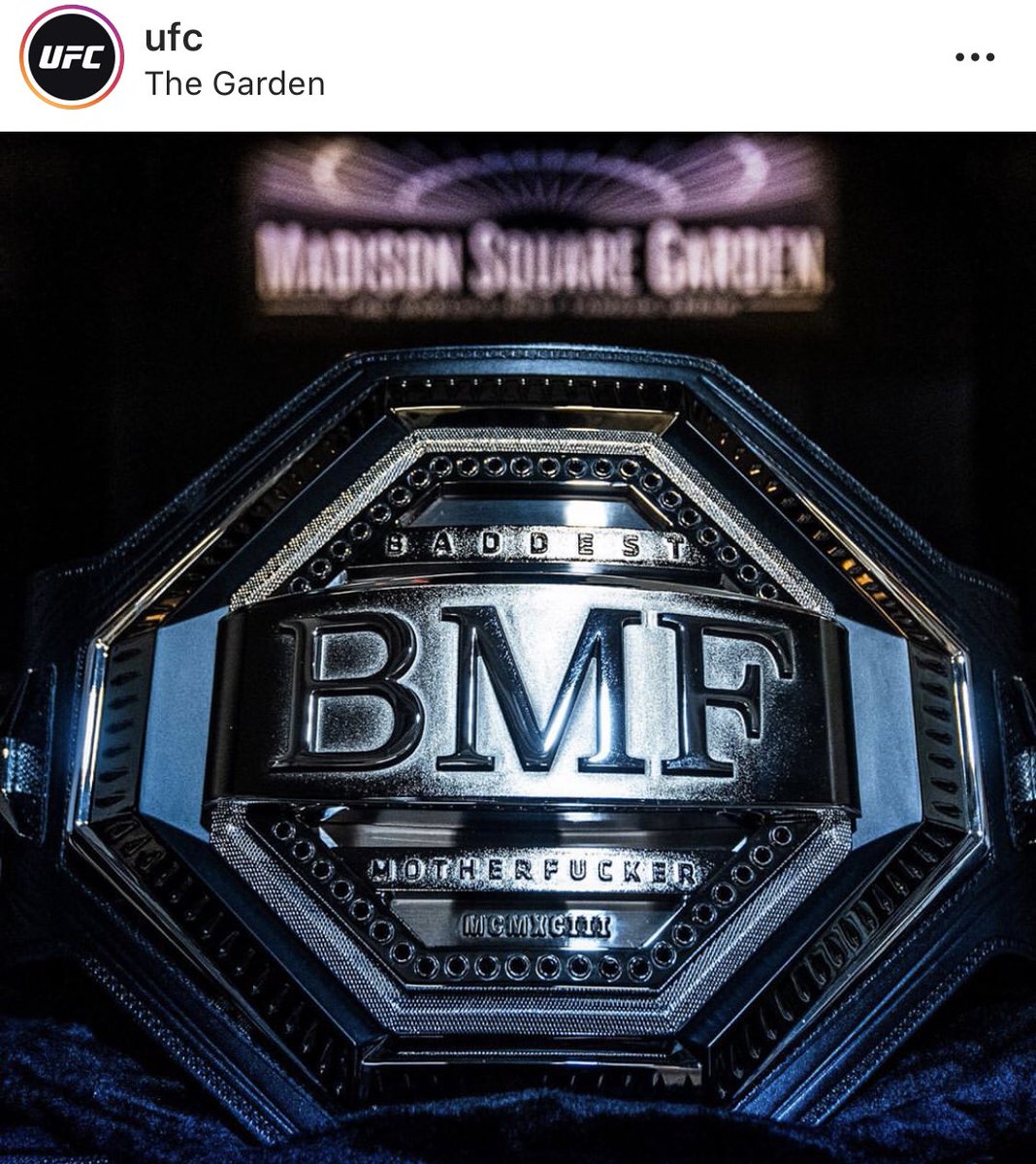 ザ ロックことドウェイン ジョンソン立ち会いのもとufcでワルの頂上決戦としてbmfベルトが進呈されトランプ大統領も観戦するもブーイングを受ける Togetter