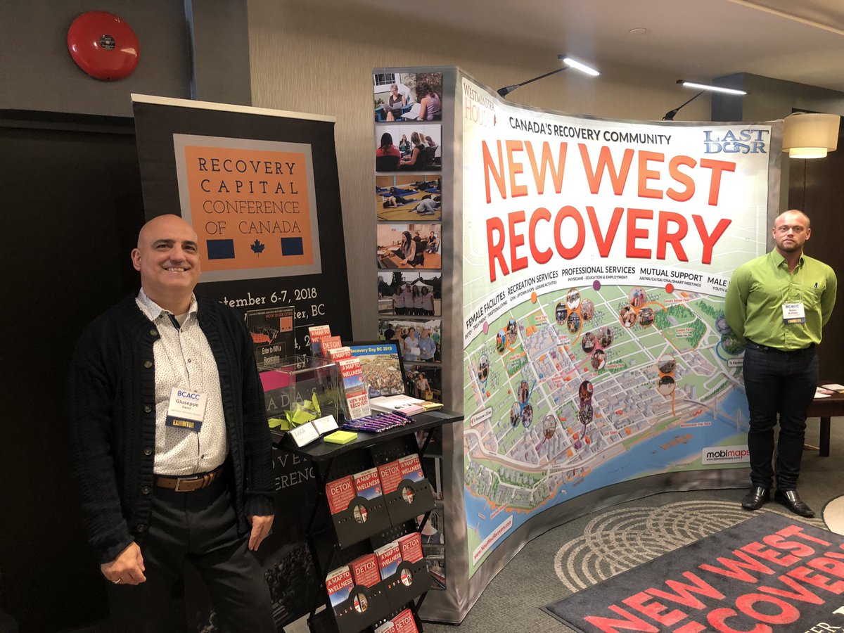 Last_Door's tweet photo. Talking about #NewWestRecovery at the #BCACC CONFERENCE improving addiction healthcare with professional Counsellors @bccounsellors https://t.co/s0NirqxIUN