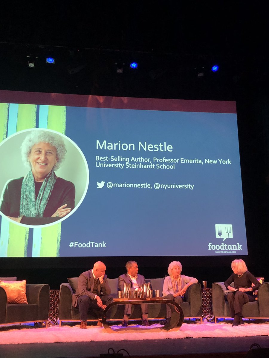 “You start by asking people in the communities what they think they need” <a href="/marionnestle/">Marion Nestle</a>. Watch the #FoodTank live now: FoodTank.com.
