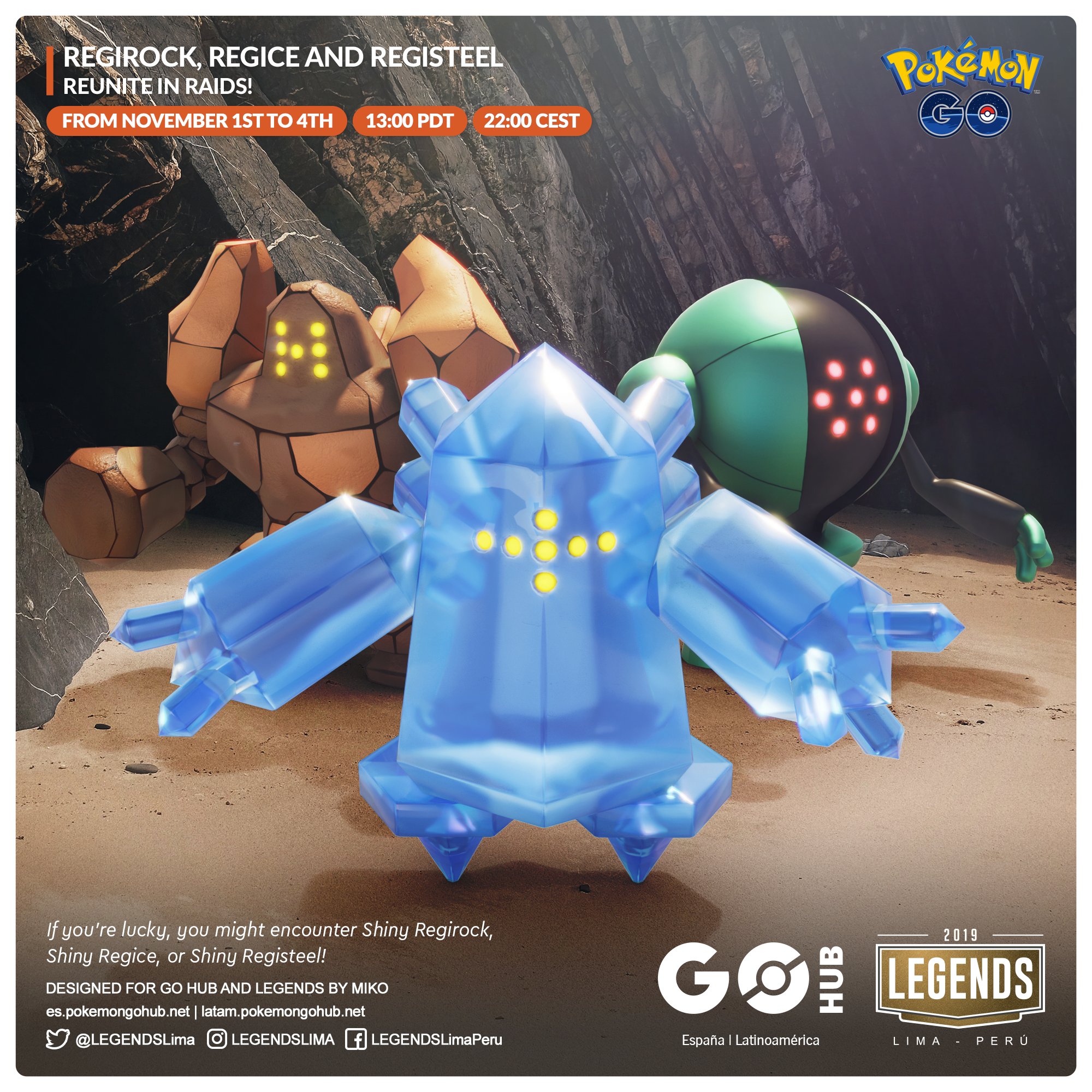 Pokemon Go Shiny Regirock Toys Games Video Gaming Video Games On Carousell