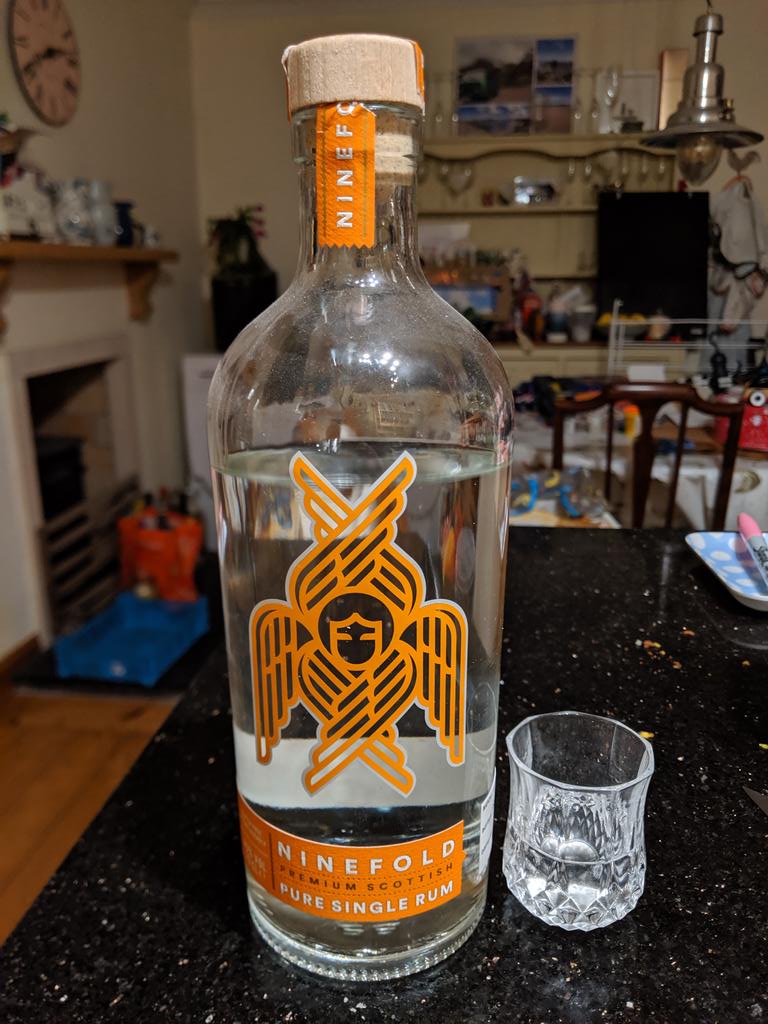 Enjoying some @ninefolddistil rum after a manic, but great, week including a very productive project conference, giving a lecture to the @GeosciencesEd #GeoEnergy MSc, seeing an awesome talk by @RonSukiRon, and getting some promising looking GREAT cell results! @DrKitCarruthers
