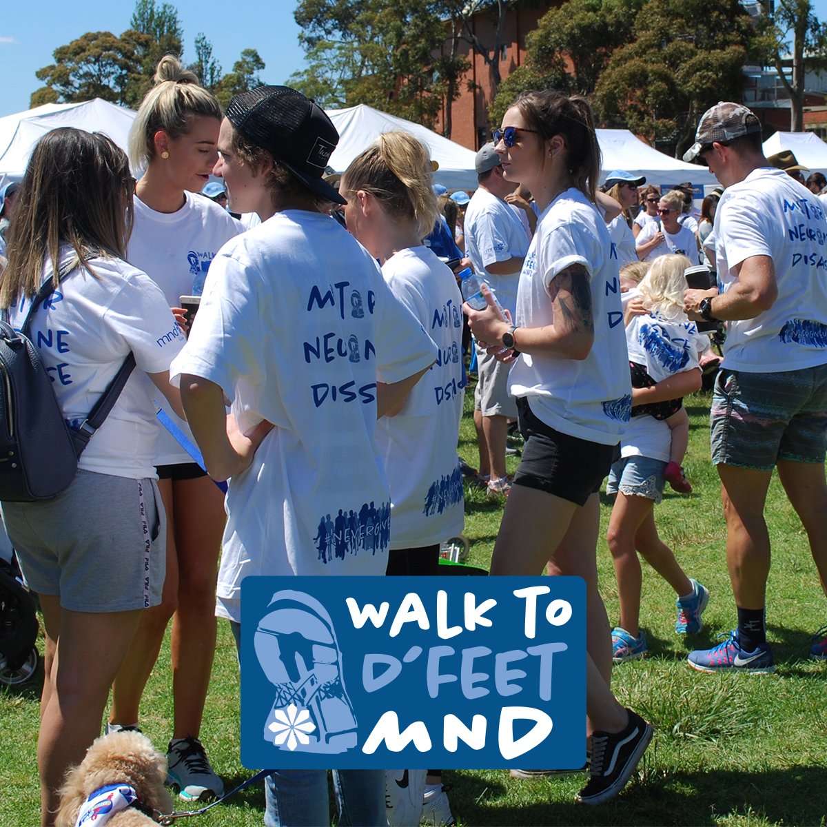 We have  547+ AMAZING people signed up for our Walk to D'feet #MND across the Victoria! Can we make it 1500 people by our Melbourne Walk on Sunday, 17 November?! Haven't registered yet? 💙 mndwalk.org.au 💙 Until there's a cure, there's care. #ALS #NeverGiveUp #mndwalk