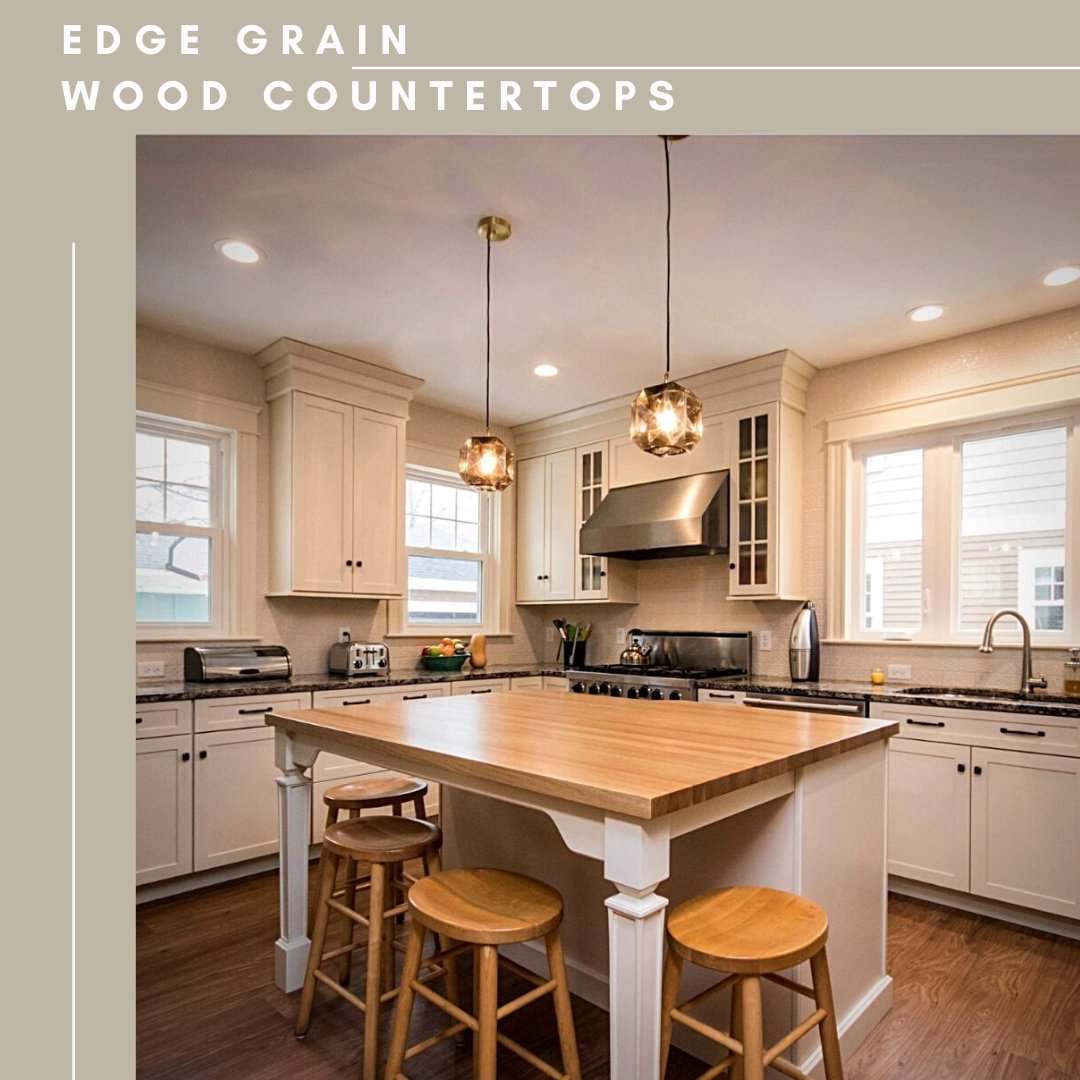 Wood countertops offer a classic look that fit into any project. This edge grain white oak island top, made for @CypressDesignCo is a warm addition to this traditional kitchen. 

#butcherblock #woodcountertop #whiteoak

ow.ly/uhN650wZGCP