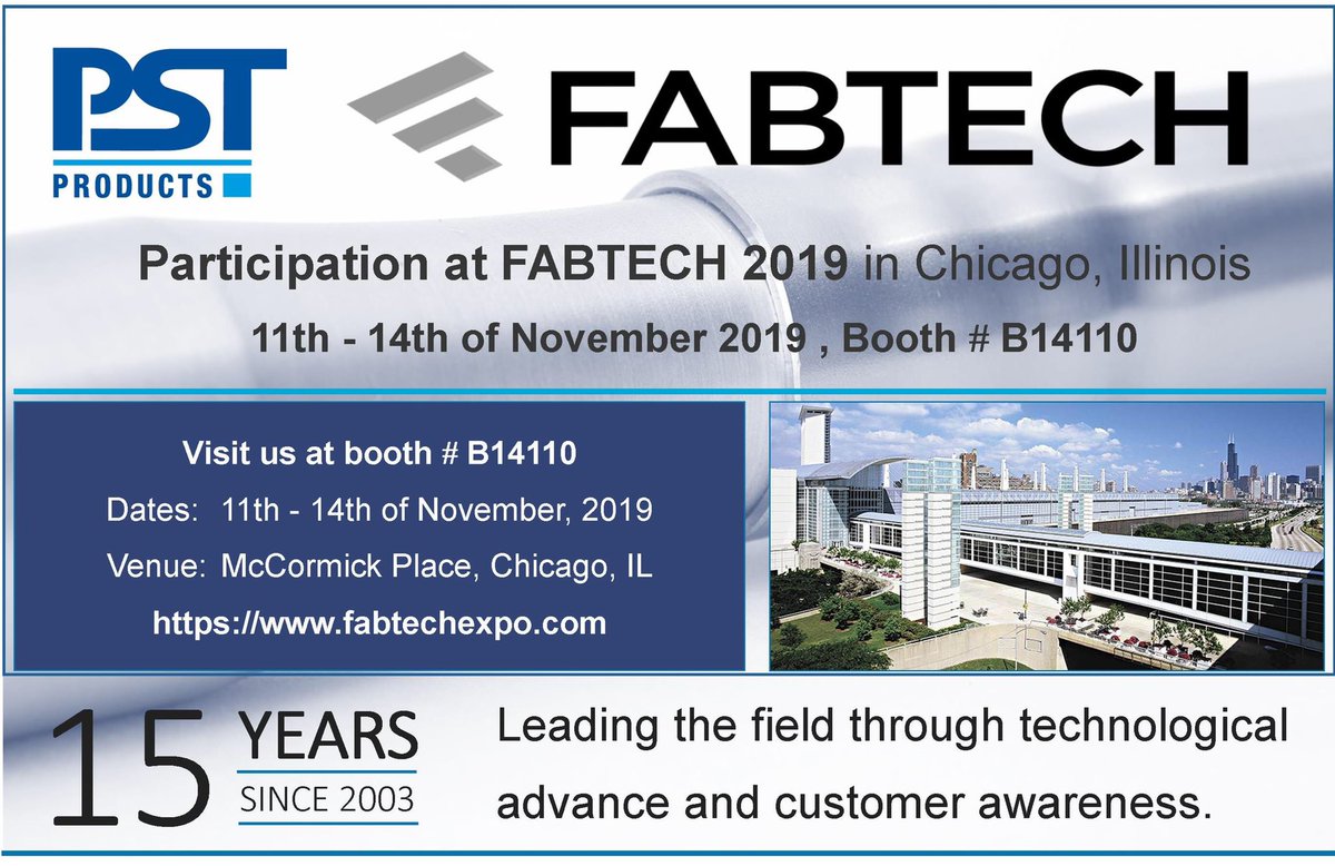PSTproducts's tweet photo. We look forward to meet you at our booth to share with you new welding and joining ideas. EMPT, weld the unweldable https://t.co/9WEiRGwkJ6 https://t.co/NUtFIkMamm
