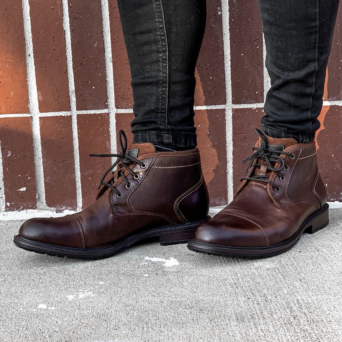 florsheim cap toe boot