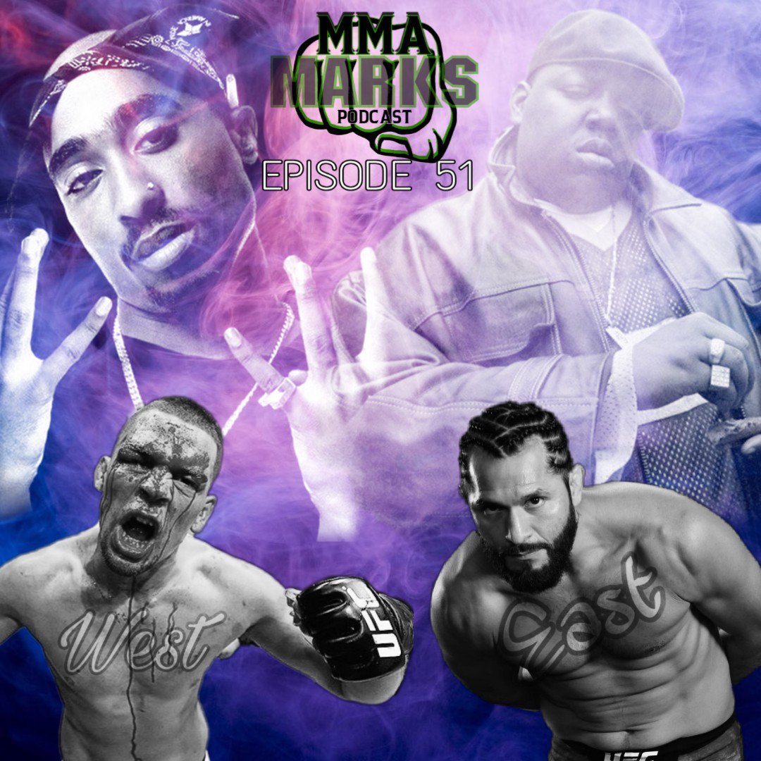 West vs East...let's fucking go!! We are hype af for #ufc244 so many laughs with our friend @GrampyBack on Episode 51 of MMA Marks Podcast!