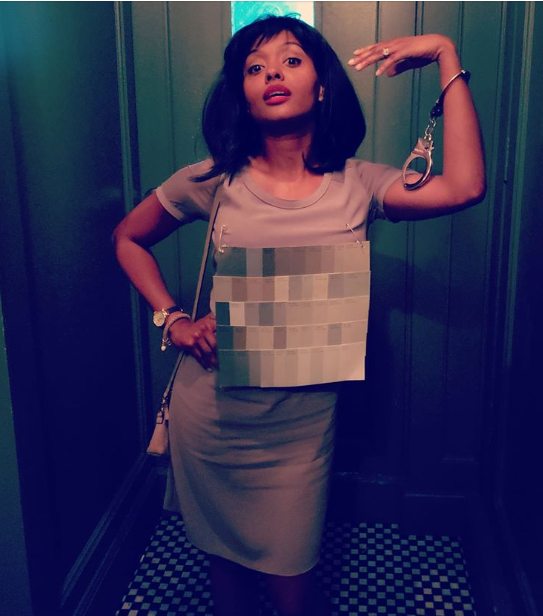 Shoutout to <a href="/SherwinWilliams/">Sherwin-Williams</a> for giving me the best #Halloween costume that didn't cost a penny. #50shadesofgrey #50shadesFREE