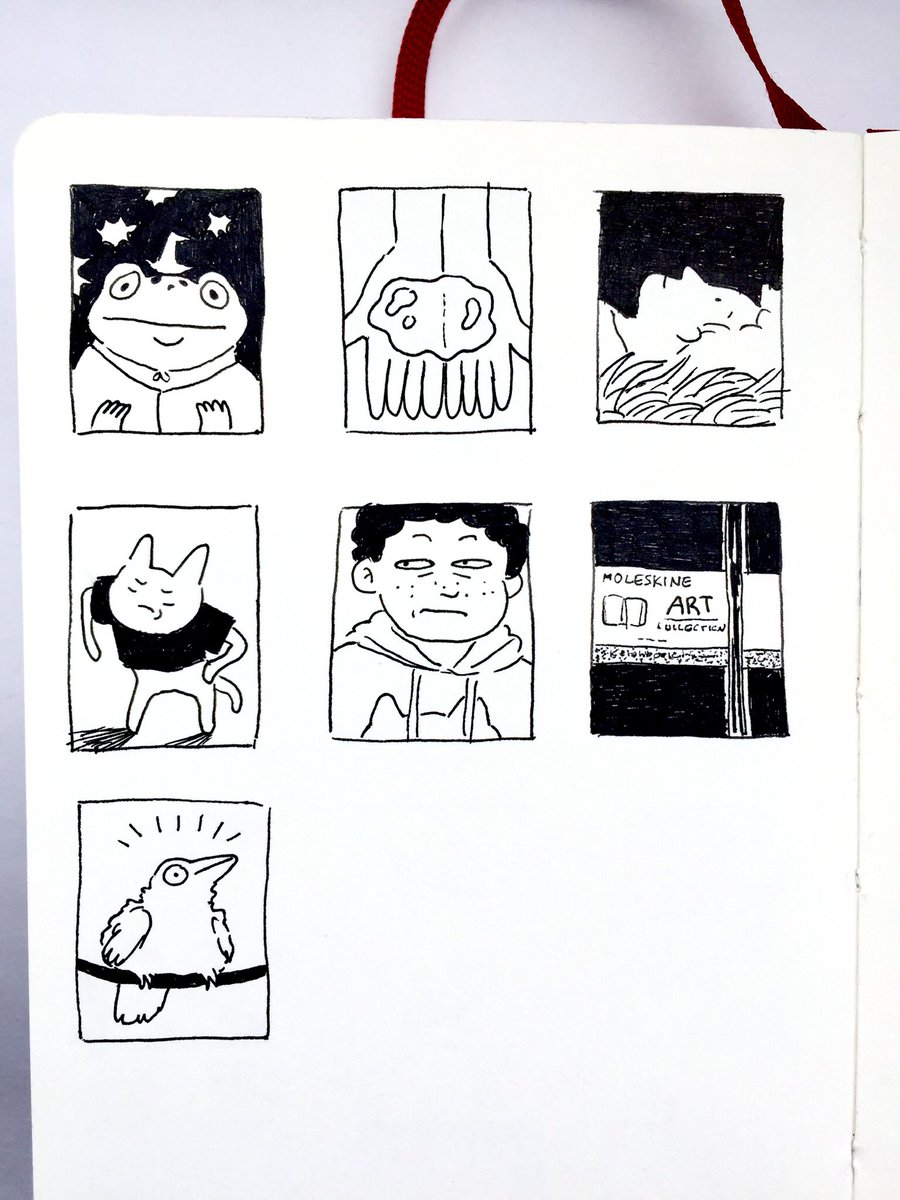 full pages of my tiny #inktober project!! i had so much fun doing this that i'm starting a new project based off of it starting today! :')
(more info on that later) 