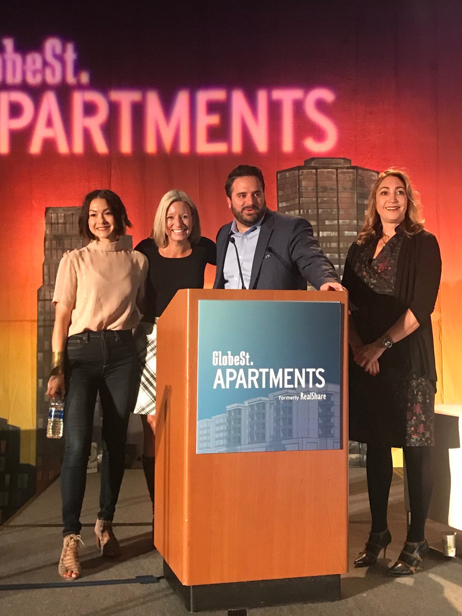 Our "Big Idea" panel at GlobeSt. Apartments was a huge success! Thank you to <a href="/BehrPaint/">BEHR Paint</a>, <a href="/modernmsg/">Modern Message</a> and <a href="/PROPERTYTOUR/">showmyproperty.tv</a> for joining us on stage and sharing all of your wisdom.