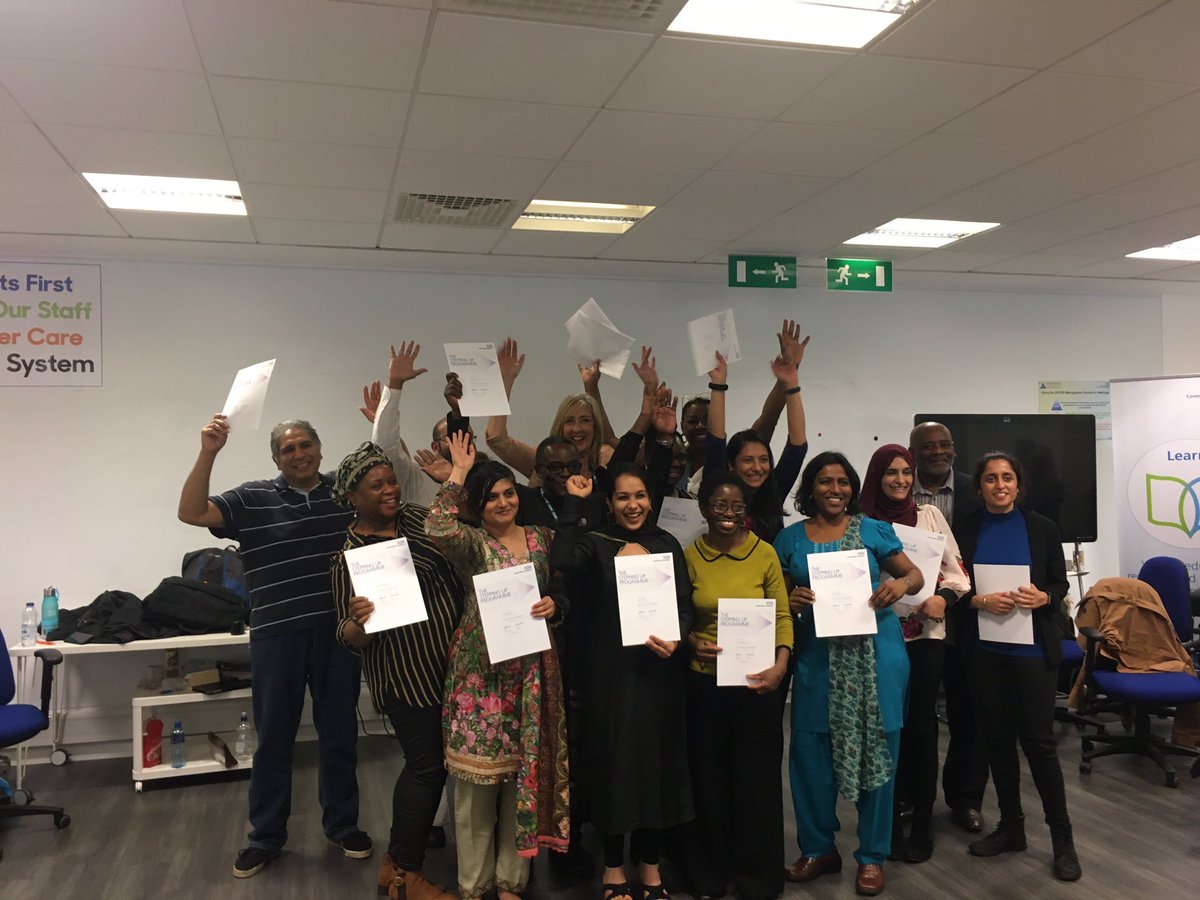 Such a great celebration today of colleagues completing the BAME Stepping up programme in partnership with <a href="/nhsuhcw/">UHCW NHS Trust</a> and <a href="/GEHNHSstaff/">George Eliot </a> So much energy and talent in the room - can’t wait to see what these wonderful people do next <a href="/nhsswft/">@nhsswft</a>