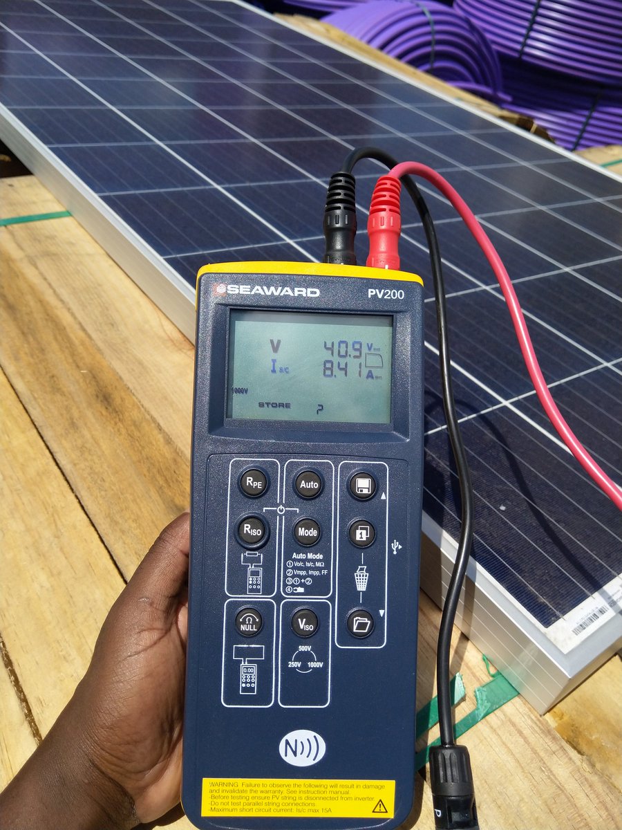 Looks like it's time we talk about STC(standard test condition), Open Circuit Voltage (Voc) and Short Circuit Current (Isc), Optimal operating Voltage(Vmp), Optimal operating Current(Imp), Nominal Max Power(Pmax), Module efficiency and Operating temperature of a PV module...