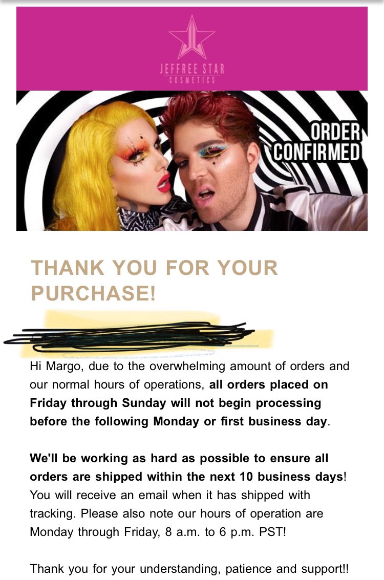 barbiesissues's tweet photo. @shanedawson I managed to get the pallet but I keep going back trying to get the travel bags and the sites not working again 😭 https://t.co/la8tNT8oSj
