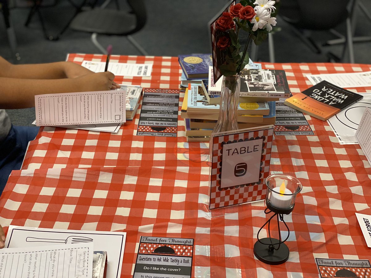 tamisinger's tweet photo. It’s was Mrs. Morello’s class’s turn for a book tasting! @PCWolves @d46webmaster #servingupsomegoodbooks #ignitethereadingspark https://t.co/cfsNtoTxTZ